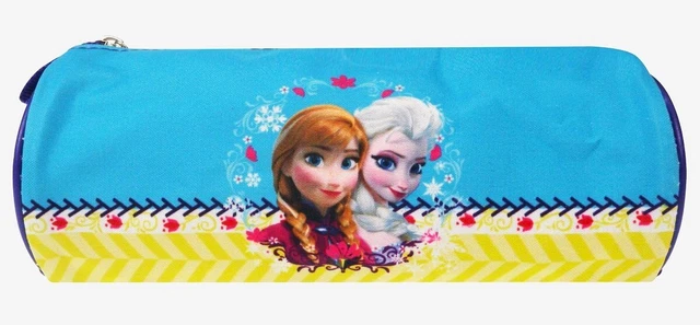 FROZEN TROUSSE D'ÉCOLE tube ronde REINE DES NEIGES - 20cm - EUR 16,90