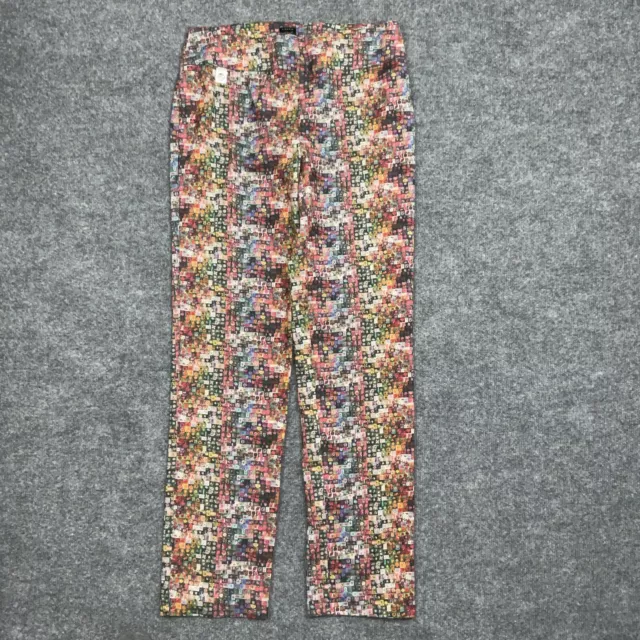 Lisette Signature Pants Womens Size 12 Montreal Micro Mosaic Floral artsy