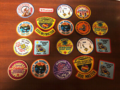 Boy scout patches collection of 19