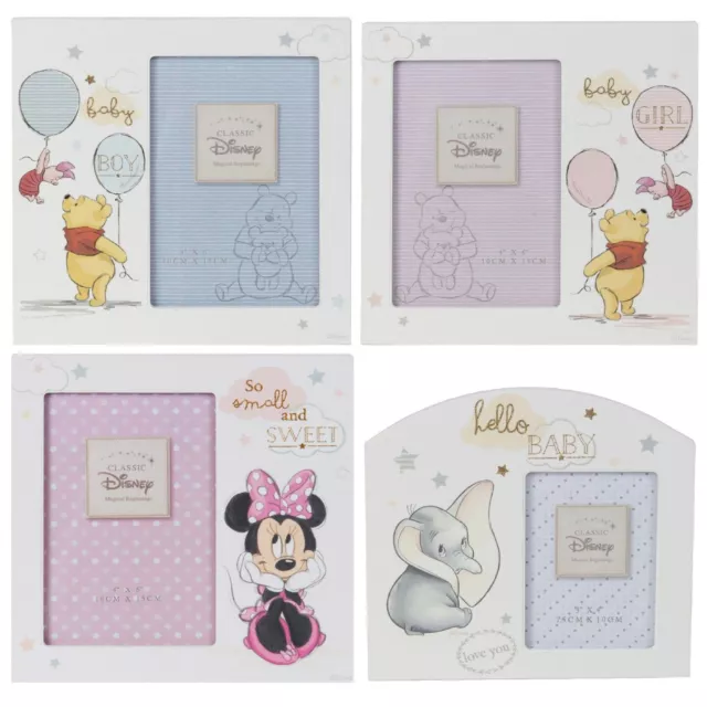 Disney Magical Beginnings - Photo Frame - Baby - Winnie the Pooh Or Minnie Mouse