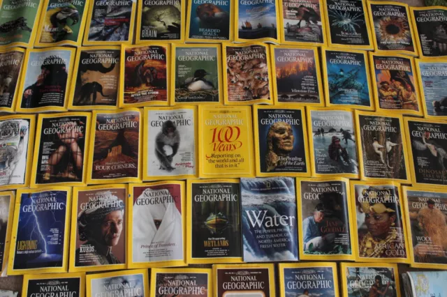 Vintage National Geographic 1985-2000 w Centennial + Maps sold separately