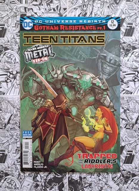 🔥Teen Titans #12 (2017) First Apperance Of Batman Who Laughs Key! 🔥