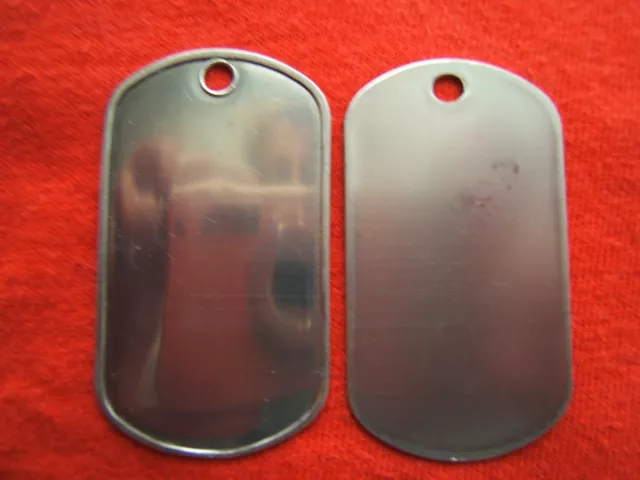 Vietnam War Era NOS US Military 1964 Dog Tags Original G.I machine P-38 included 3