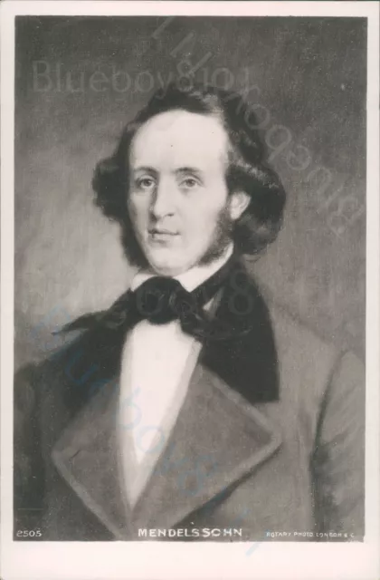 Mendelssohn real photo composer rotary photo 2505