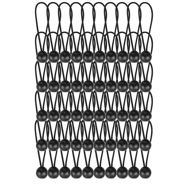 Funi bungee palla 6, 50 pezzi palline bungee ad alte prestazioni, bunge telone F6T3