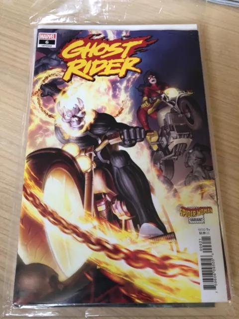 Marvel Comics Ghost Rider Vol. 9 #6 May 2020 Spider Woman Variant Cover