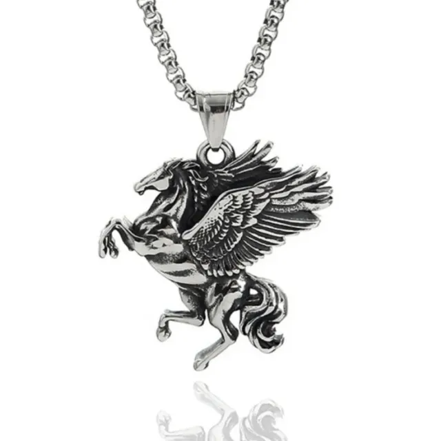 Pegasus Pendant Necklace, Briar, Greek Mythology, Mythical Winged Horse, Gift
