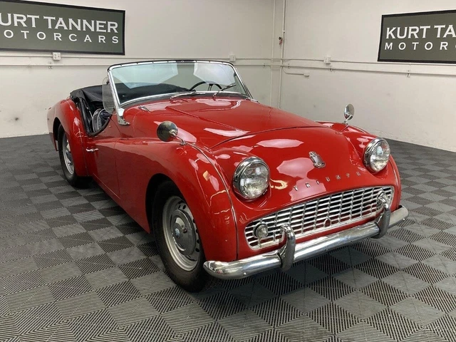 1962 Triumph TR3 1962 TRIUMPH TR3B. 2.2 LITER, FULL SYNCROMESH GEARBOX