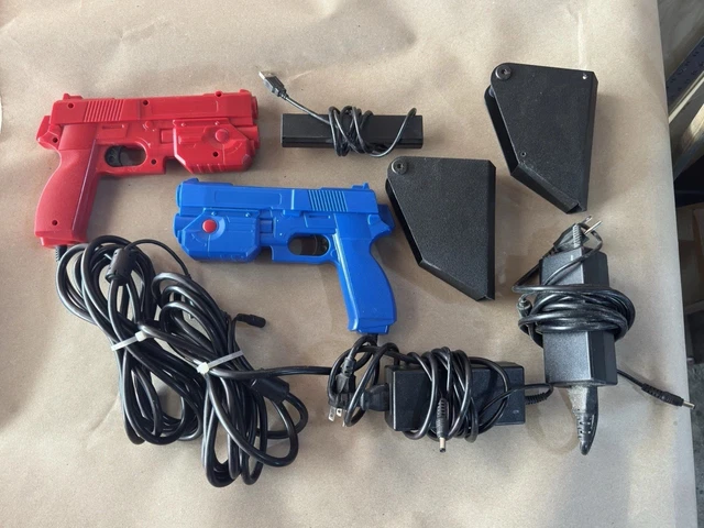 Ultimarc AimTrak Arcade Light Gun – Red With Recoil & Power Supply – MAME Ready