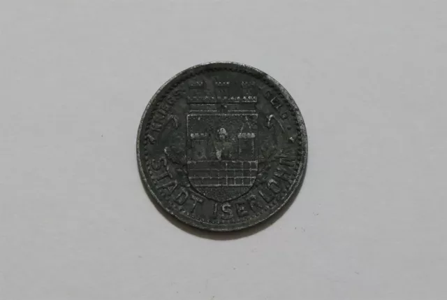Germany War Money Token 5 Pfennig 1917 Iserlohn Zinc B34 #Z750