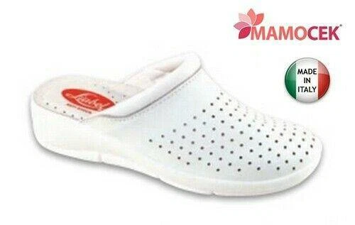 CIABATTE SANITARIE LIABEL donna 36 41 Sanibel bianche zoccoli
