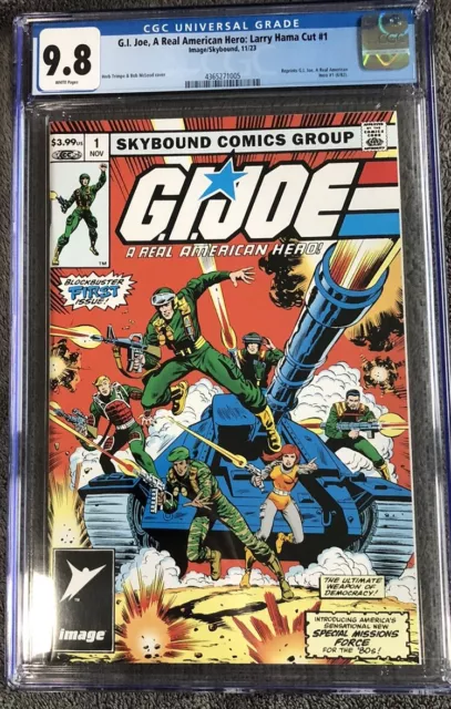 GI JOE A REAL AMERICAN HERO Hama Cut  CGC 9.8