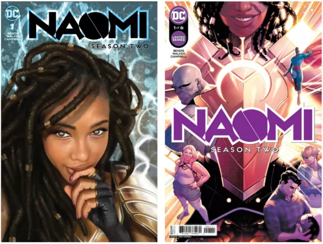 Naomi: Season 2 #1 Set Of 2 (Carla Cohen Exclusive + Jamal Campbell Main Cover)