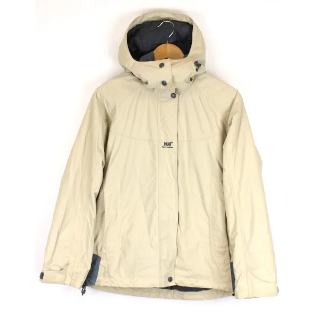 Helly Hansen Hommes VESTE TAILLE S Hellytech à Capuche Beige Isolé Étanche s5761