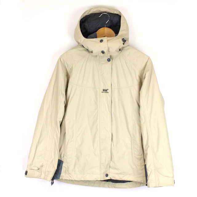 Helly Hansen Uomo Giacca TAGLIA S Hellytech con Cappuccio Beige Impermeabile