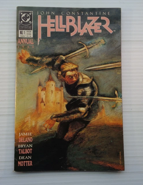 John Constantine Hellblazer Annual #1 (1989) - Dc Vertigo  Vf