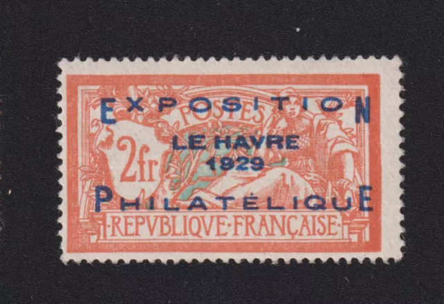 Timbre France, N° 257A, 2 f Merson Expo Philatélique le Havre charnière 301003