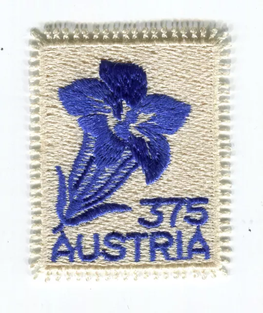 Österreich 2773 Enzian Stickereimarke 375 postfrisch (9362)