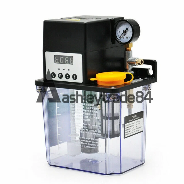 1PCS NEW 2L Automatic Lubrication Pump CNC Digital Electronic Timer Oiler 220V