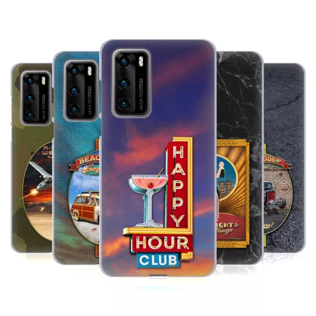 Official Larry Grossman Retro Collection Soft Gel Case For Huawei Phones 4