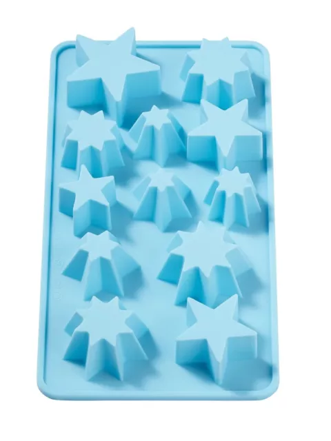 STAMPO IN SILICONE uso alimentare stelle stelline pandoro x gessi molds