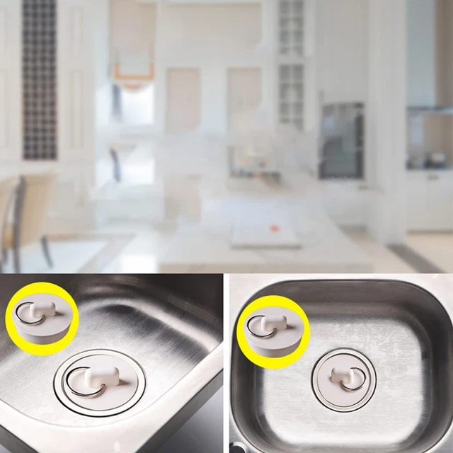 Tappi lavandino in gomma multiuso per bagni cucine e altro 3 taglie incluse