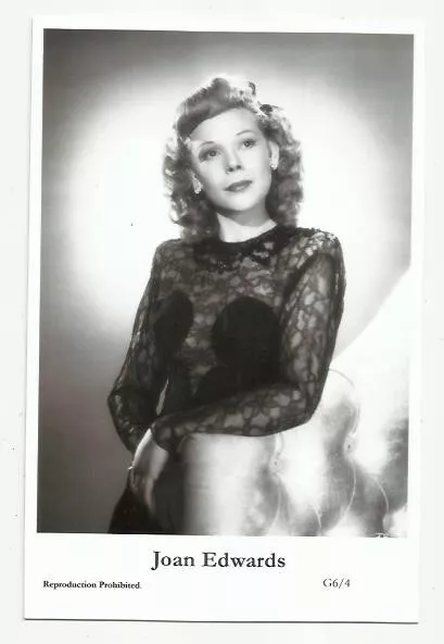 (Bx24) Joan Edwards Swiftsure Photo Postcard (G6/4) Filmstar Pin Up Glamor