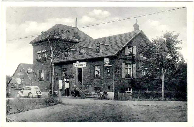 AK Hermülheim - Gasthaus zur Kranzmaar - Tolle Gaststättenkarte, ca. 1910