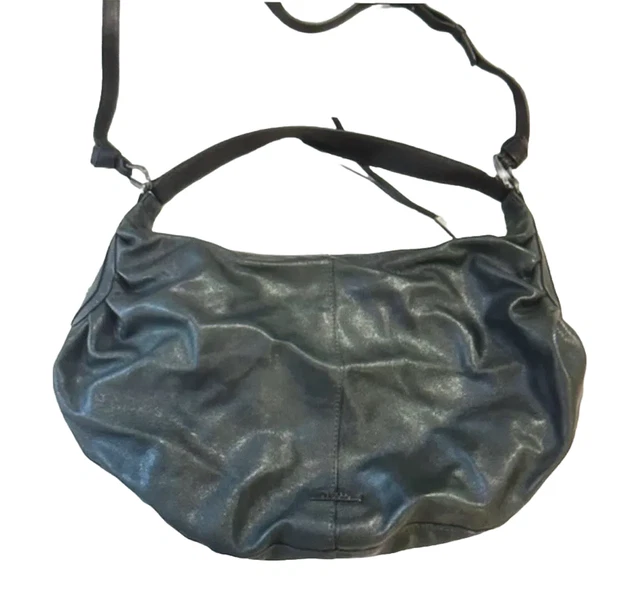 VINCE CAMUTO LEATHER Belva Shoulder Bag Crossbody Chestnut Brown