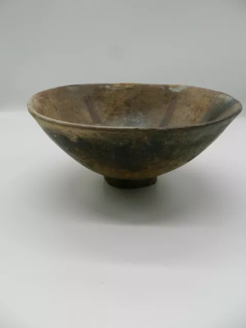 Antike präkolumbianische Keramik-Schale aus Südamerika, altes Fundstück, Ø20 cm