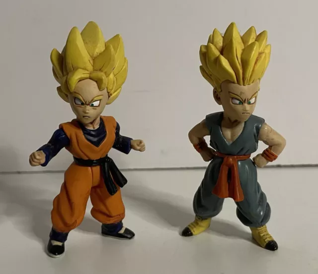 Dragon Ball Z Vintage Irwin Jakks Pacific Figures Goten & Trunks Super Saiyan