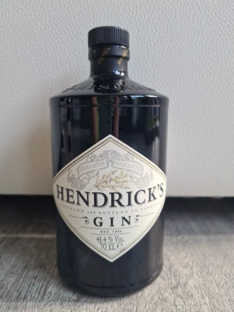 Hendricks Gin Empty Bottle - Craft Collectors -  Wedding - Upcycle - Home Bar
