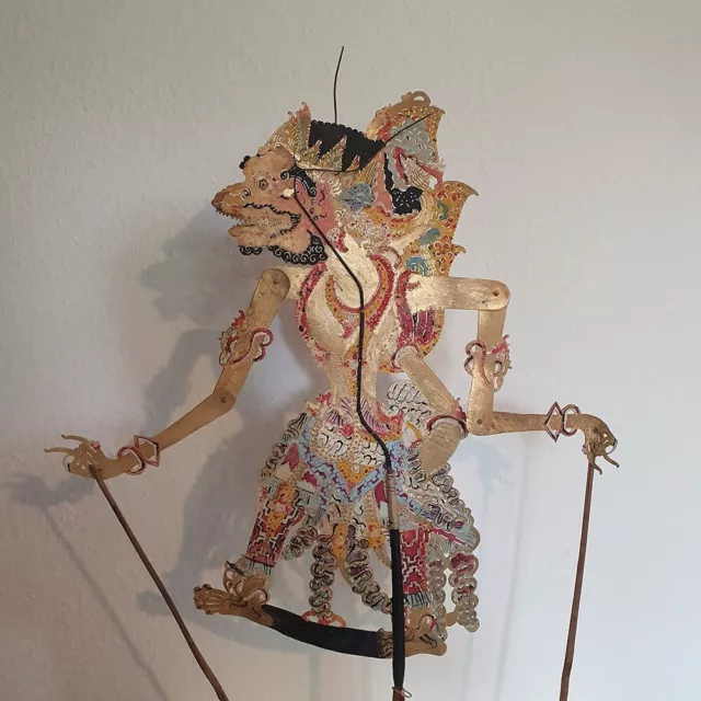 Wayang Kulit alte Schattenfigur Indonesien Asien Java antik Schatten-Figur (4)
