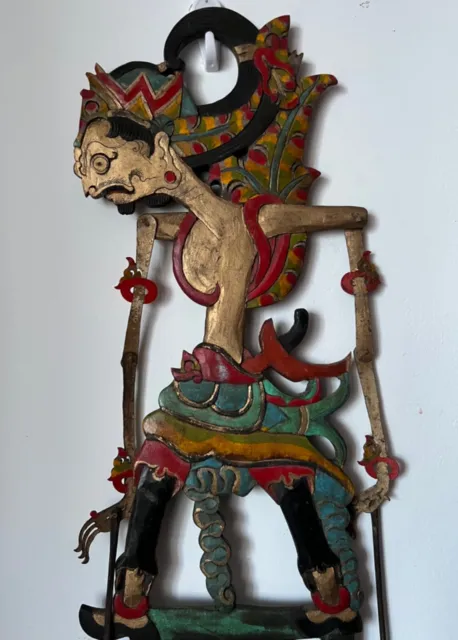 Hand carved wooden puppet