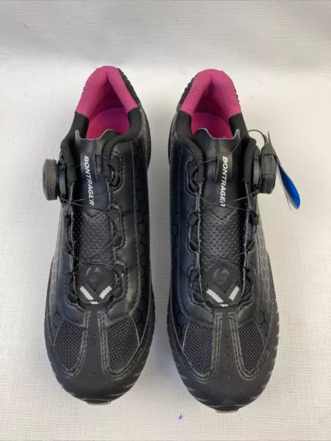 Zapato de Ciclismo Bontrager Rovv Negro Rosa Talla 5.5 Nuevo con Caja Nuevo Para Mujer 3