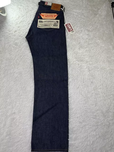 Levi's LVC 1937 501XX Kaihara Japanese SELVEDGE Raw Denim Jeans NWT Size 30