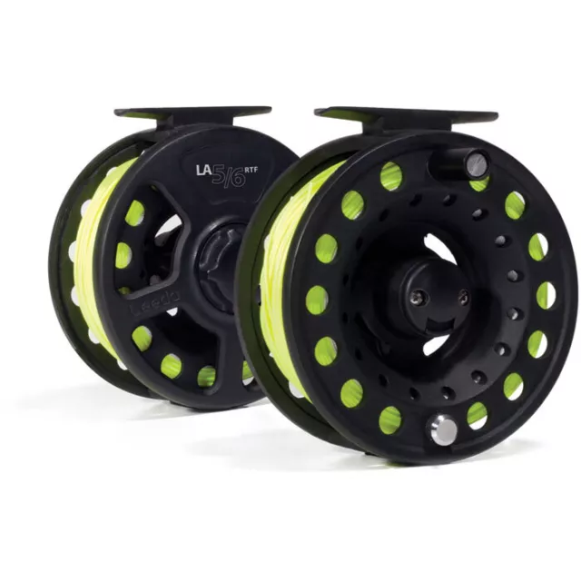 LEEDA Ready To Fish Fly Fishing Reel - Preloaded With Backing & Fly Line