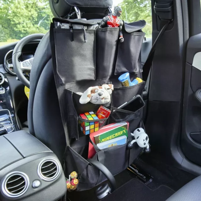 BMW GENUINE SEAT-BACK Headrest Storage Organiser Multi Pocket Pouch  52122406212 £103.01 - PicClick UK