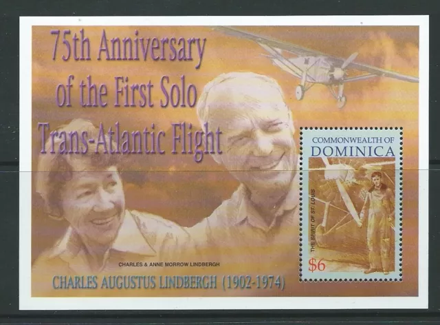 Dominica Sgms3233 2002 First Solo Trans-Atlantic Flight Mnh