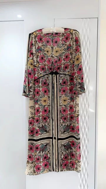 Zara Ladies TRF Collection Pretty Summer Kimono/dress Size Small