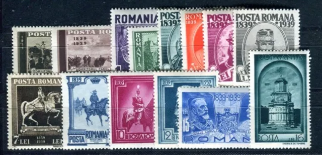 Rumänien 1939 569-582 ** Postfrisch Satz (09350