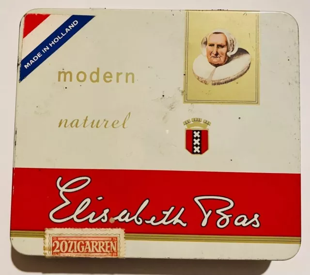 Sammler Dose ELISABETH BAS Nr. 914 modern naturel 20 Zigarren 25 Pfennig