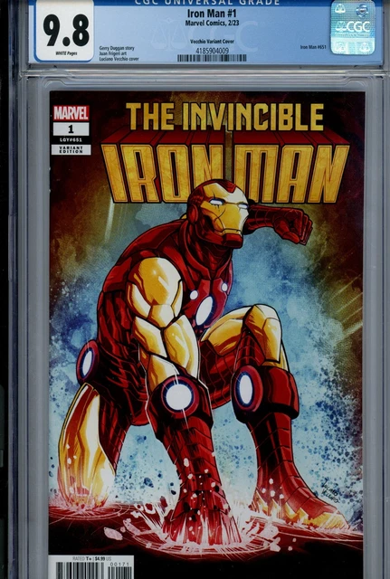 Invincible Iron Man Vol 4 #1 Marvel CGC 9.8 NM/M (2022) Vecchio Variant