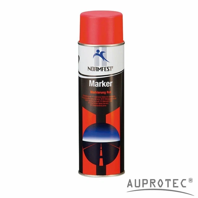 Peinture de Marquage Surligneur Avertisseur Couleur Lumière Spray Rouge