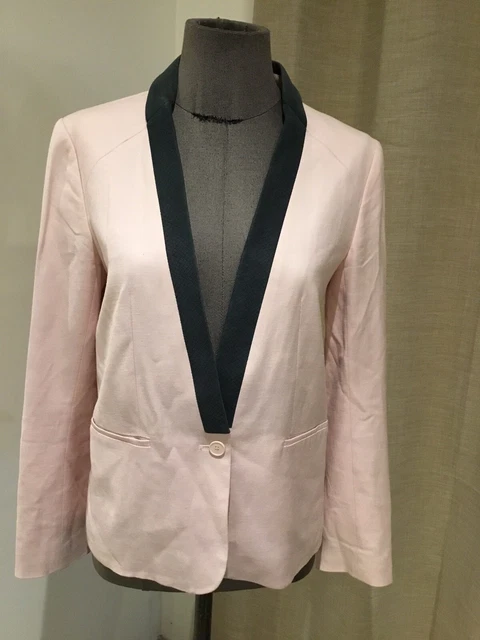 Blazer Croisé Femme Gérard Darel PABLO Laine Mélangée Noir - Taille 40/42, Occasion Parfait état