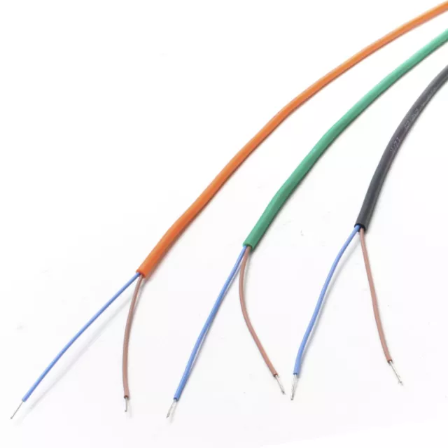 2 Core EWK Silicone Rubber DC Wiring Cable. 4 amp (2x0.25mm) Flexible LED Solar