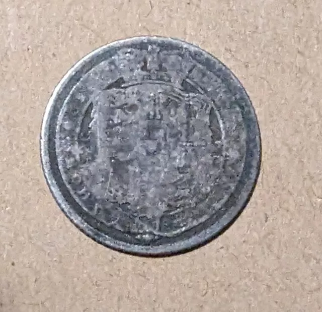 1819 King George III British Silver Sixpence Coin