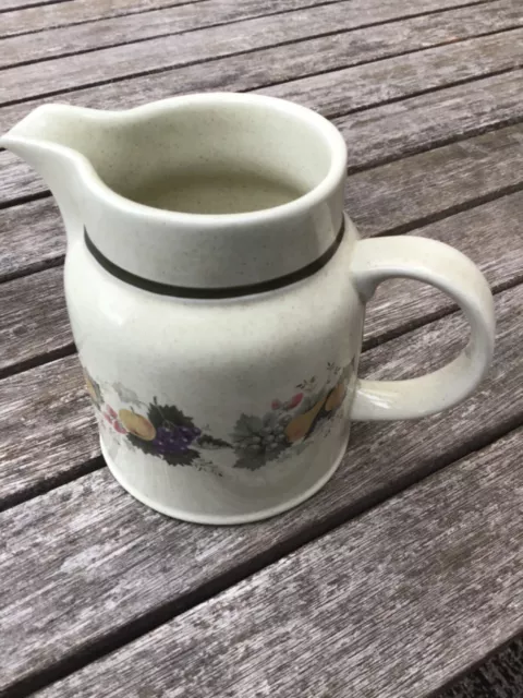 Royal Doulton Lambethware Creamer Milk  jug Harvest Garland  vintage 1976