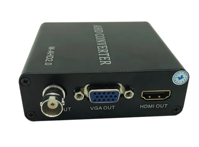 Full HD 1080p TVI/CVI/AHD CCTV Camera To VGA/CVBS/HDMI Converter Adapter 720P