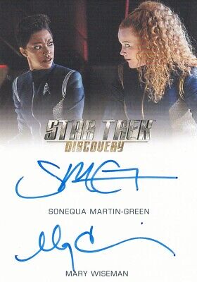 Star Trek Discovery Archive Box Exclusive Dual Autograph Martin-Green & Wiseman